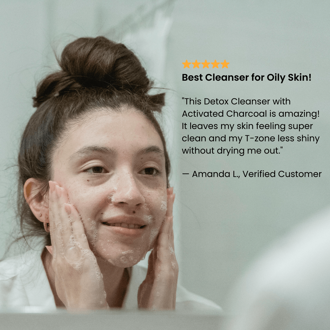 DETOX FACIAL CLEANSER Removes impurities & bacteria - DermoHelp Skin Care Products - Shop Now