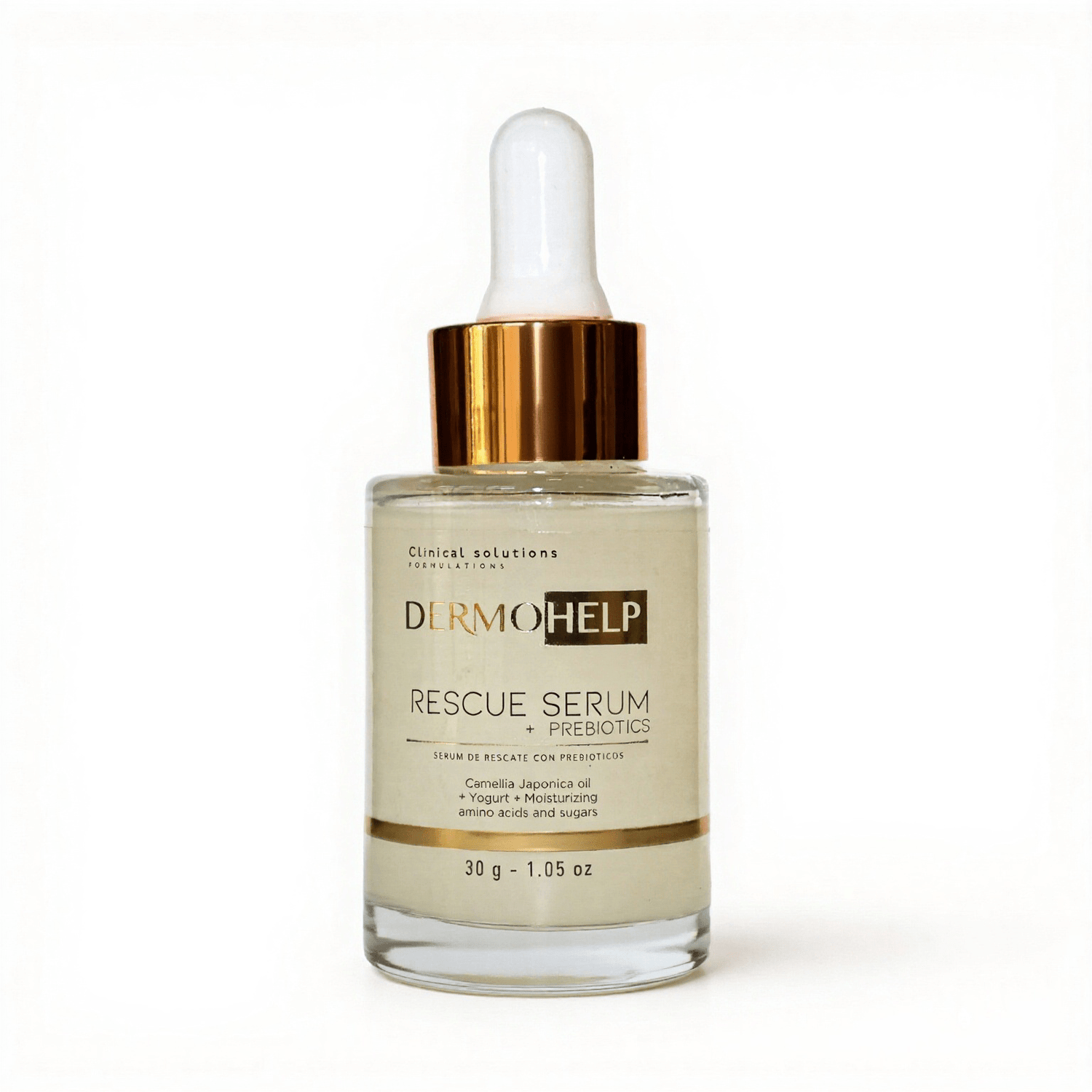RESCUE SERUM WITH PREBIOTICS - DermoHelp Skin Care Products - Shop Now